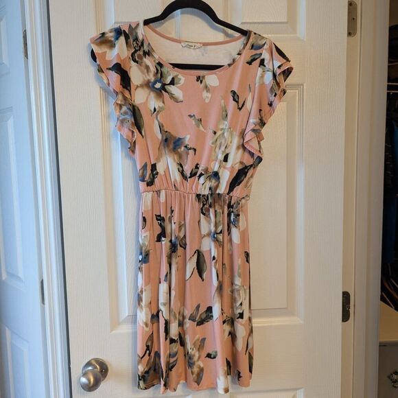 Beeson River Women’s Floral Dress Size Small | Flutter Sleeve - Picture 2 of 5